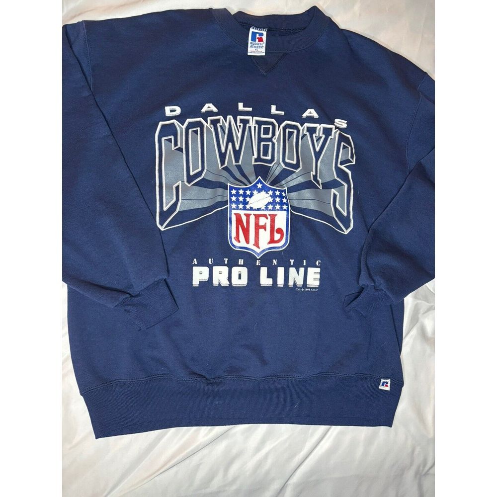 Vintage 1994 Dallas Cowboys Russell Athletic Pro Line Crewneck Sweatshirt XL USA